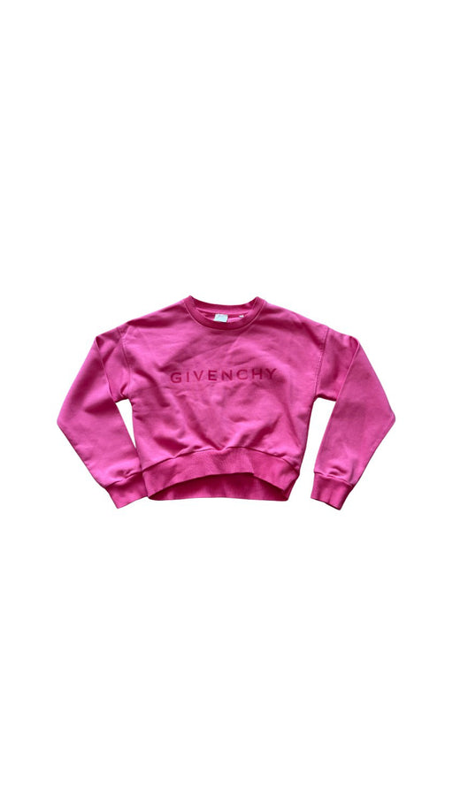 A Pink Crewneck Sweatshirts from Givenchy in size 12Y for girl. (Front View)