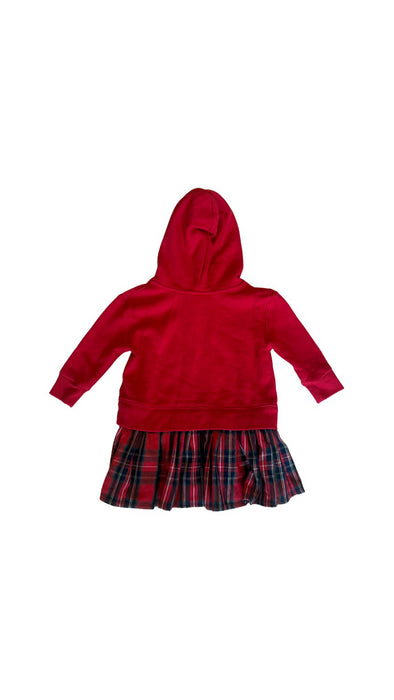 A Red Sweater Dresses from Polo Ralph Lauren in size 2T for girl. (Back View)