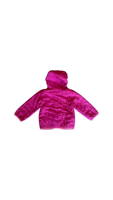 A Pink Puffer/Quilted Jackets from Columbia in size 3T for girl. (Back View)