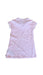 A Pink Short Sleeve Dresses from Nautica in size 3T for girl. (Back View)