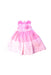 A Pink Sleeveless Dresses from Chickeeduck in size 12-18M for girl. (Front View)