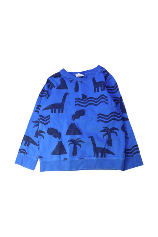 A Blue Crewneck Sweatshirts from Seed in size 7Y for boy. (Front View)
