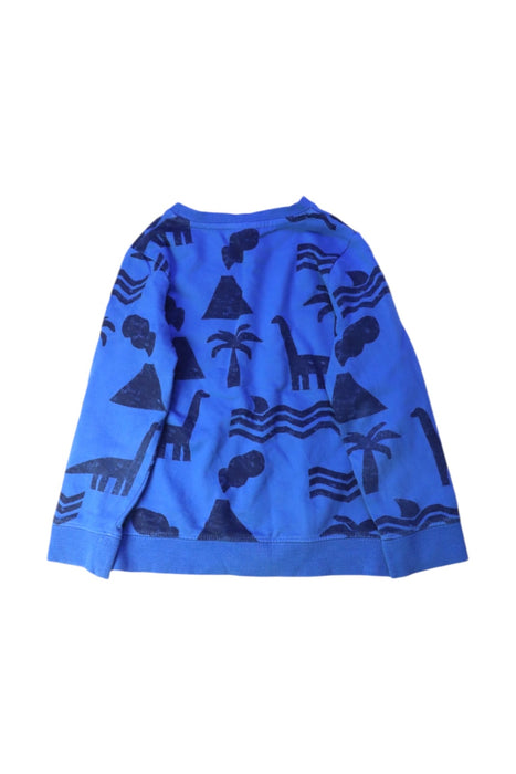 A Blue Crewneck Sweatshirts from Seed in size 7Y for boy. (Back View)