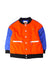 A Multicolour Puffer/Quilted Jackets from Vauva in size 4T for boy. (Front View)