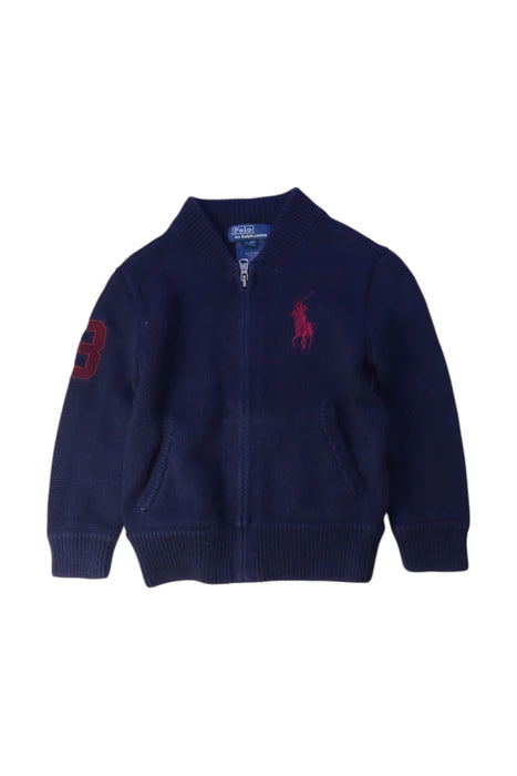 A Navy Lightweight Jackets from Polo Ralph Lauren in size 2T for boy. (Front View)