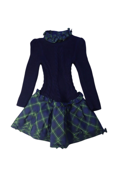 A Navy Sweater Dresses from Nicholas & Bears in size 2T for girl. (Front View)