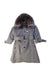 A Grey Coats from Nicholas & Bears in size 12-18M for girl. (Front View)