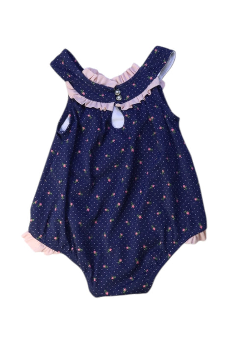 A Navy Swimsuits from Janie & Jack in size 6-12M for girl. (Back View)