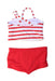 A Red Bikinis from Janie & Jack in size 6-12M for girl. (Back View)