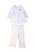 A White Pants Sets from Nicholas & Bears in size 0-3M for girl. (Front View)