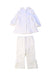 A White Pants Sets from Nicholas & Bears in size 0-3M for girl. (Back View)