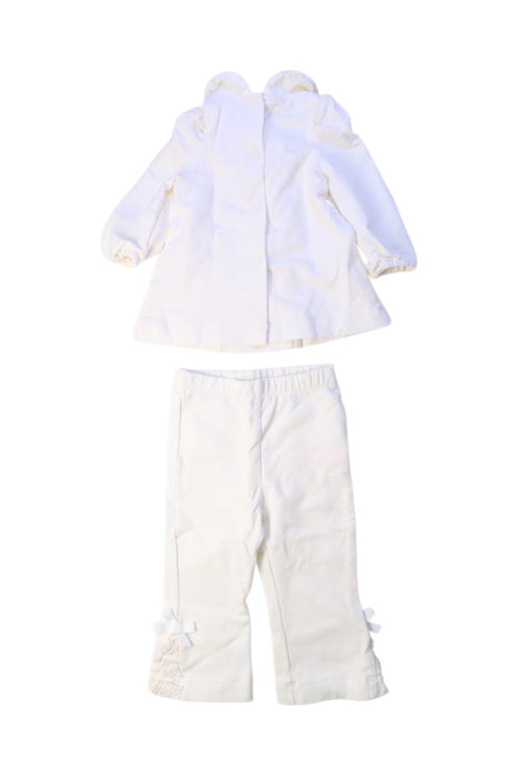 A White Pants Sets from Nicholas & Bears in size 0-3M for girl. (Back View)