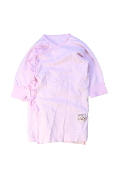 A Pink Nightgowns from Minimoto in size 0-3M for girl. (Front View)