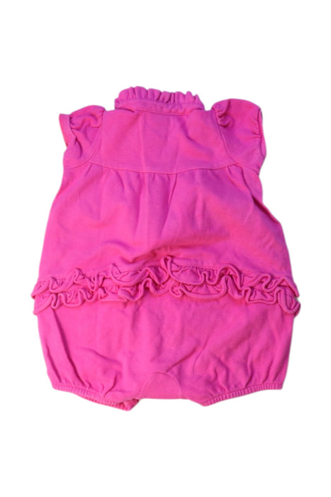 A Pink Sleeveless Rompers from Ralph Lauren in size 6-12M for girl. (Back View)