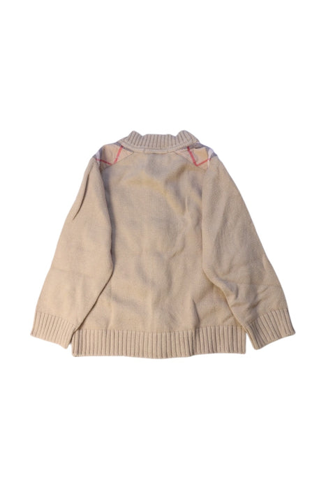 A Beige Cardigans from Burberry in size 2T for boy. (Back View)