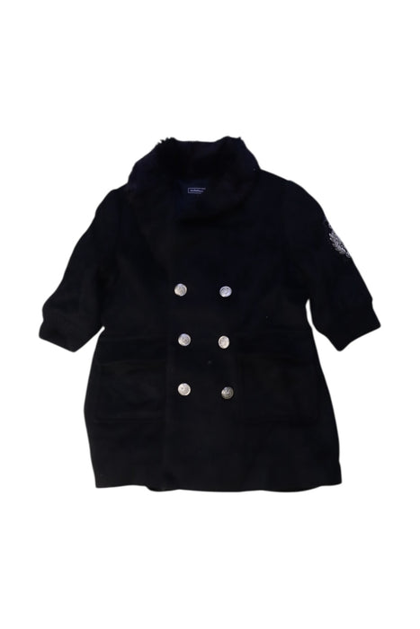 A Black Coats from Nicholas & Bears in size 12-18M for girl. (Front View)