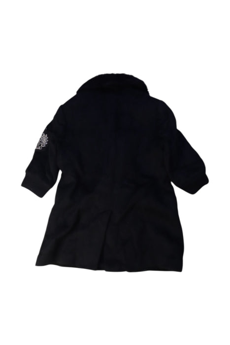 A Black Coats from Nicholas & Bears in size 12-18M for girl. (Back View)