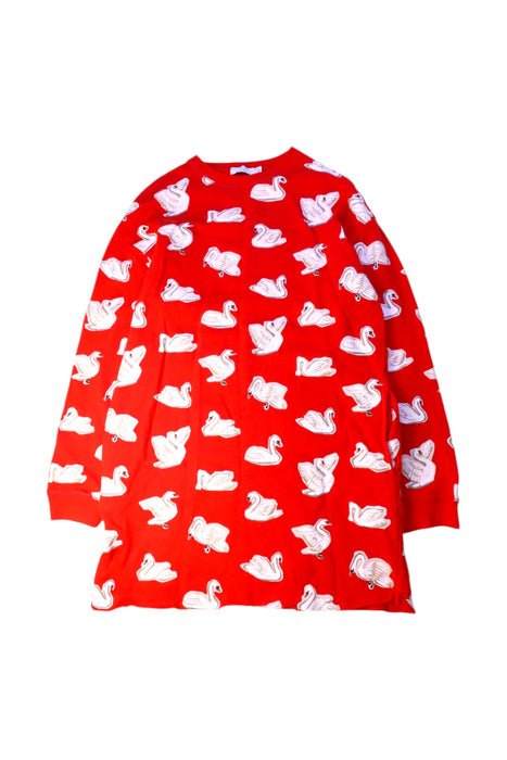A Red Long Sleeve Dresses from Stella McCartney in size 12Y for girl. (Front View)