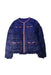 A Navy Puffer/Quilted Jackets from Nicholas & Bears in size 12Y for girl. (Front View)