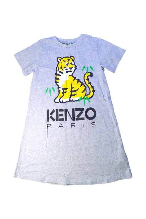 A Grey Short Sleeve Dresses from Kenzo in size 12Y for girl. (Front View)