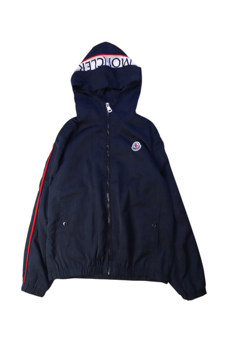 A Navy Lightweight Jackets from Moncler in size 10Y for boy. (Front View)