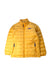 A Yellow Puffer/Quilted Jackets from Patagonia in size 7Y for boy. (Front View)