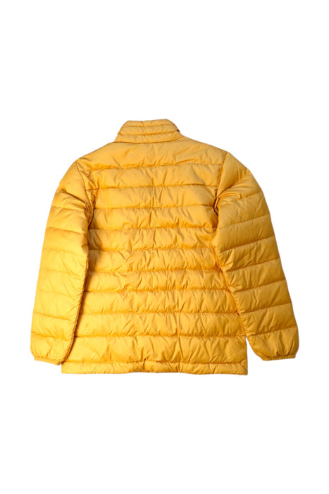 A Yellow Puffer/Quilted Jackets from Patagonia in size 7Y for boy. (Back View)