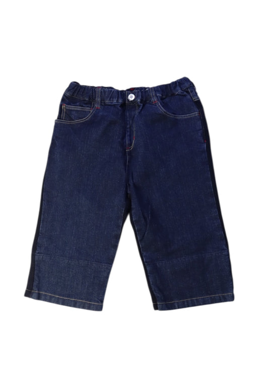A Blue Jeans from Comme Ca Ism in size 7Y for boy. (Front View)