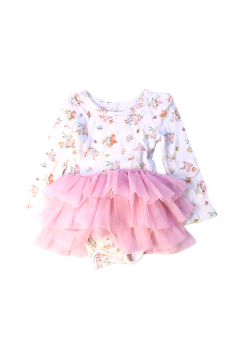 A Multicolour Long Sleeve Rompers from Posh Peanut in size 12-18M for girl. (Front View)