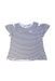 A Black Short Sleeve Tops from Petit Main in size 5T for girl. (Front View)
