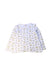 A White Long Sleeve Tops from Petit Main in size 5T for girl. (Front View)
