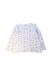 A White Long Sleeve Tops from Petit Main in size 5T for girl. (Front View)