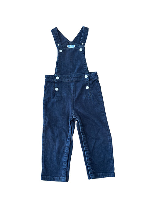 A Blue Long Overalls from Jacadi in size 18-24M for girl. (Front View)