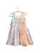 A Pink Sleeveless Dresses from Abel & Lula in size 7Y for girl. (Front View)
