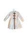 A White Long Sleeve Dresses from Burberry in size 6T for girl. (Front View)