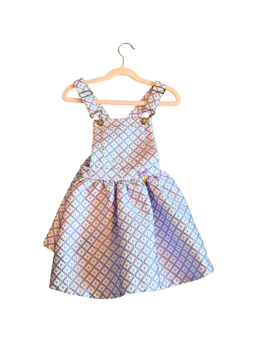 A Multicolour Overall Dresses from Angel's Face in size 5T for girl. (Front View)