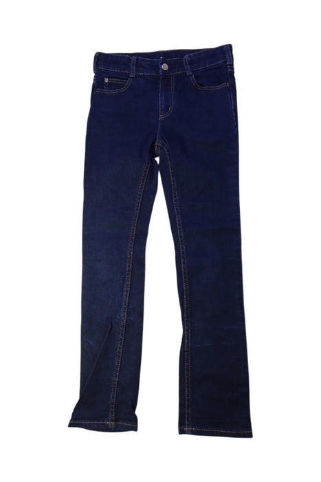 A Navy Jeans from Jacadi in size 8Y for boy. (Front View)