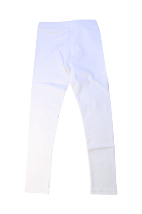 A White Leggings from Crewcuts in size 7Y for girl. (Back View)