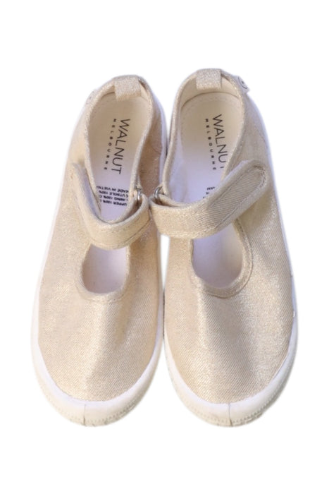 A Beige Flats from Walnut in size 7Y for girl. (Back View)