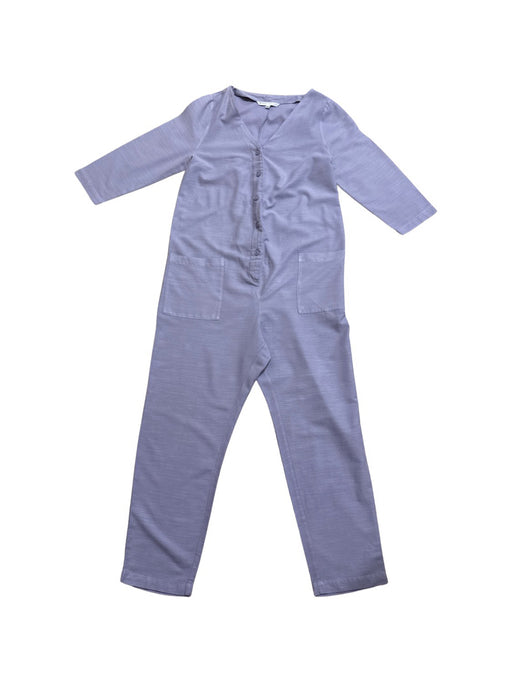 A Purple Long Sleeve Jumpsuits from Hatch in size Maternity-M for maternity. (Front View)