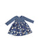 A Blue Long Sleeve Dresses from Hanna Andersson in size 2T for girl. (Front View)
