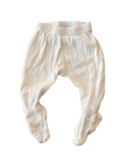 A White Casual Pants from Hanna Andersson in size 0-3M for neutral. (Front View)