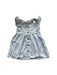 A Blue Sleeveless Dresses from Seed in size 18-24M for girl. (Front View)