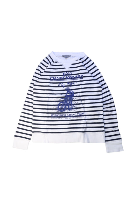 A White Crewneck Sweatshirts from Bonpoint in size 10Y for boy. (Front View)