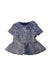 A Blue Short Sleeve Dresses from Nicholas & Bears in size 12Y for girl. (Front View)