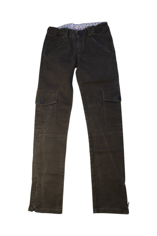 A Brown Casual Pants from Bonpoint in size 12Y for boy. (Front View)