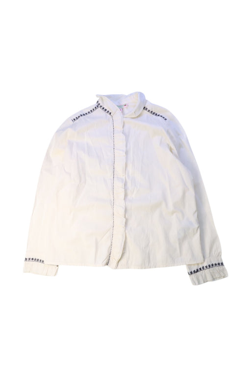 A White Lightweight Jackets from Bonpoint in size 10Y for girl. (Front View)