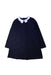 A Navy Long Sleeve Dresses from Jacadi in size 12Y for girl. (Front View)
