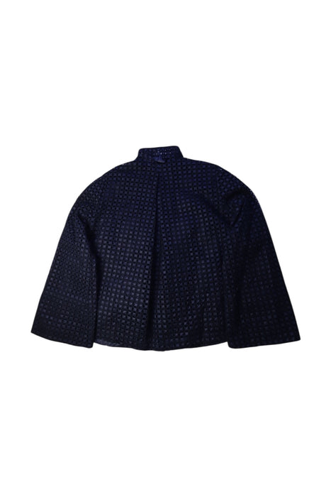 A Navy Lightweight Jackets from Carolina Herrera in size 10Y for girl. (Back View)
