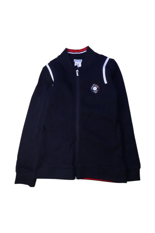 A Black Lightweight Jackets from Jacadi in size 10Y for boy. (Front View)